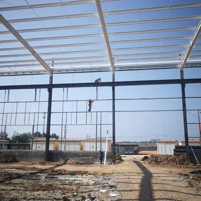 Πύλη Φρέμα Χάλυβα δομή Αποθήκη για αποθήκευση με Χ τμήμα χάλυβα