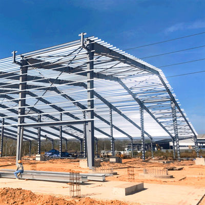 Σχεδιασμένη από το AutoCAD προκατασκευασμένη μεταλλική αποθήκη για βέλτιστες λύσεις αποθήκευσης