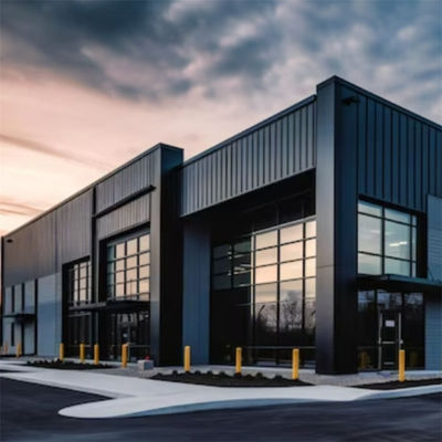 Σύγχρονη χάλυβα δομή που ενσωματώνει παράθυρα από αλουμίνιο κατάλληλα για έργα της βιομηχανίας φιλοξενίας, συμπεριλαμβανομένων ξενοδοχείων και θέρετρων