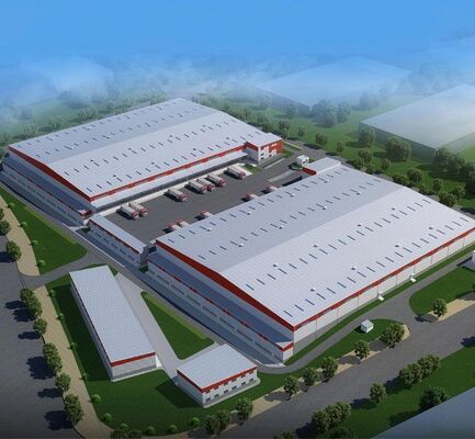 Q355/ Q235 Steel Structure Workshop with Decoiling Processing Service