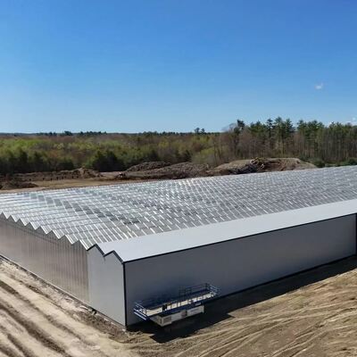 Γυάλινο θερμοκήπιο Wenluo για περιήγηση - Μεγάλης κλίμακας θερμοκήπιο καλλιέργειας λαχανικών