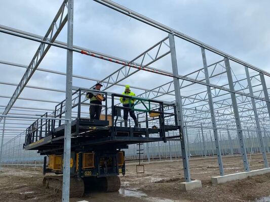 Γεωργική χρήση φύτευσης, θερμοκήπιο γυαλιού Wannuo για θέαμα